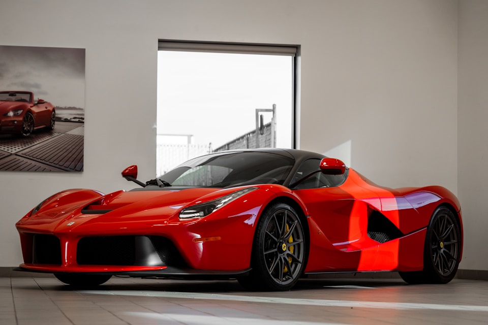 Supercar met exclusieve premium lakafwerking